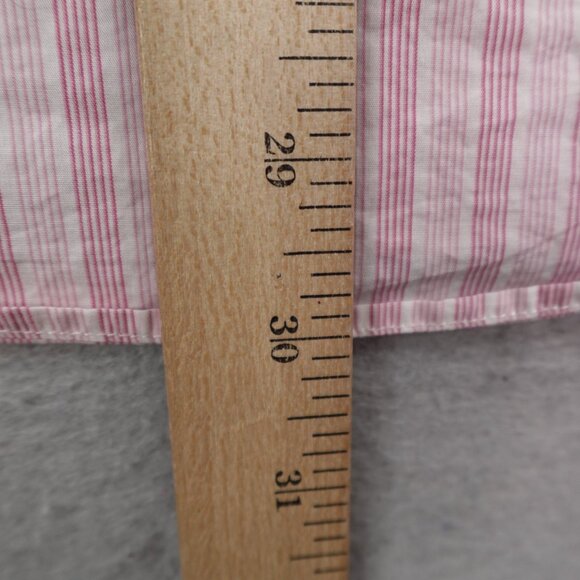 Gucci Shirt Men Large 16/41 Pink White Stripes Button Up Long Sleeve Dress Shir - Picture 8 of 13